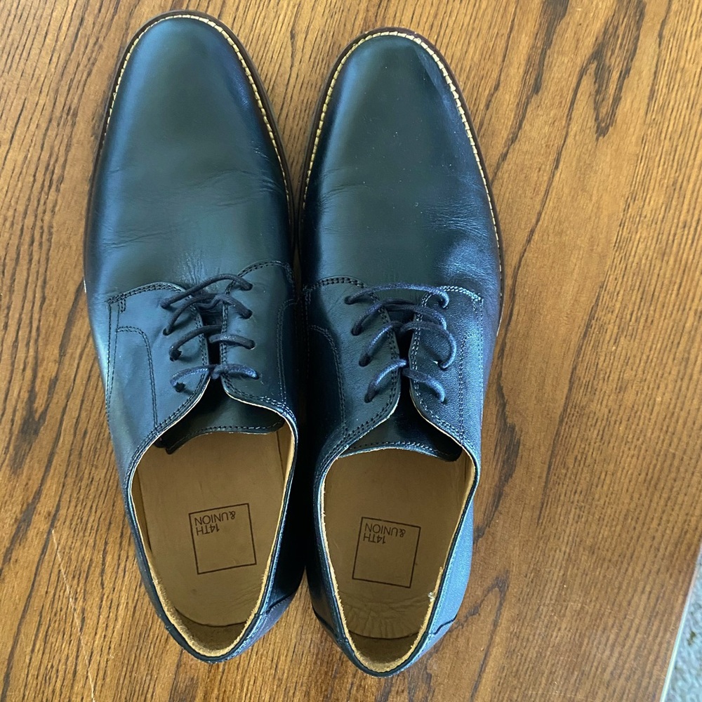 14th & Union black dress shoes